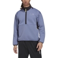 adidas Fleecepullover Terrex Utilitas Hike Half-Zip blau Herren